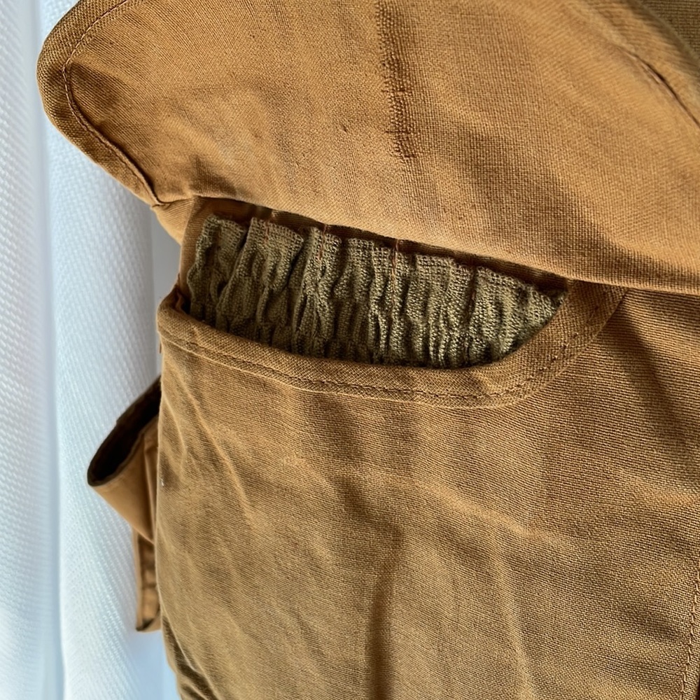 RARE Vintage Carhartt Hunting Vest Super Dux Novelty Hound Duck 60s Size Small - Picture 10 of 13